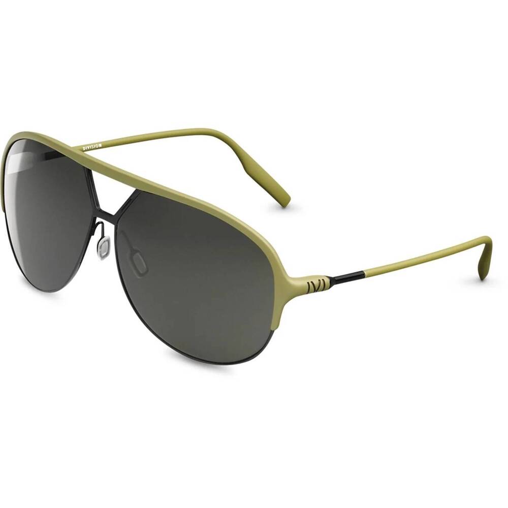 NEW IVI VISION men's division sunglasses in matte olive/green grey